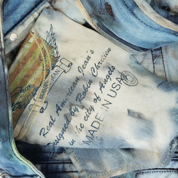 New Men's ROBIN'S JEAN sz 42 Straight Leg Jeans - Picture 5 of 8